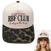 RBF CLUB Truck Driver Hat Embroidery Retro Color Matching Baseball Cap European and American Men's and Women's Casual Hat Tide