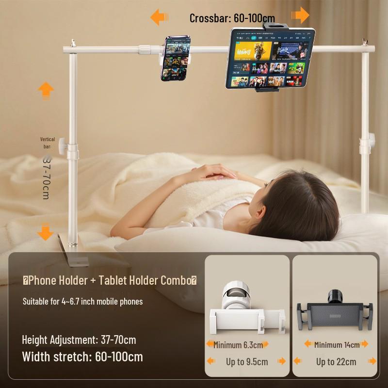 Bedside Tablet & Phone Holder for Comfortable Viewing