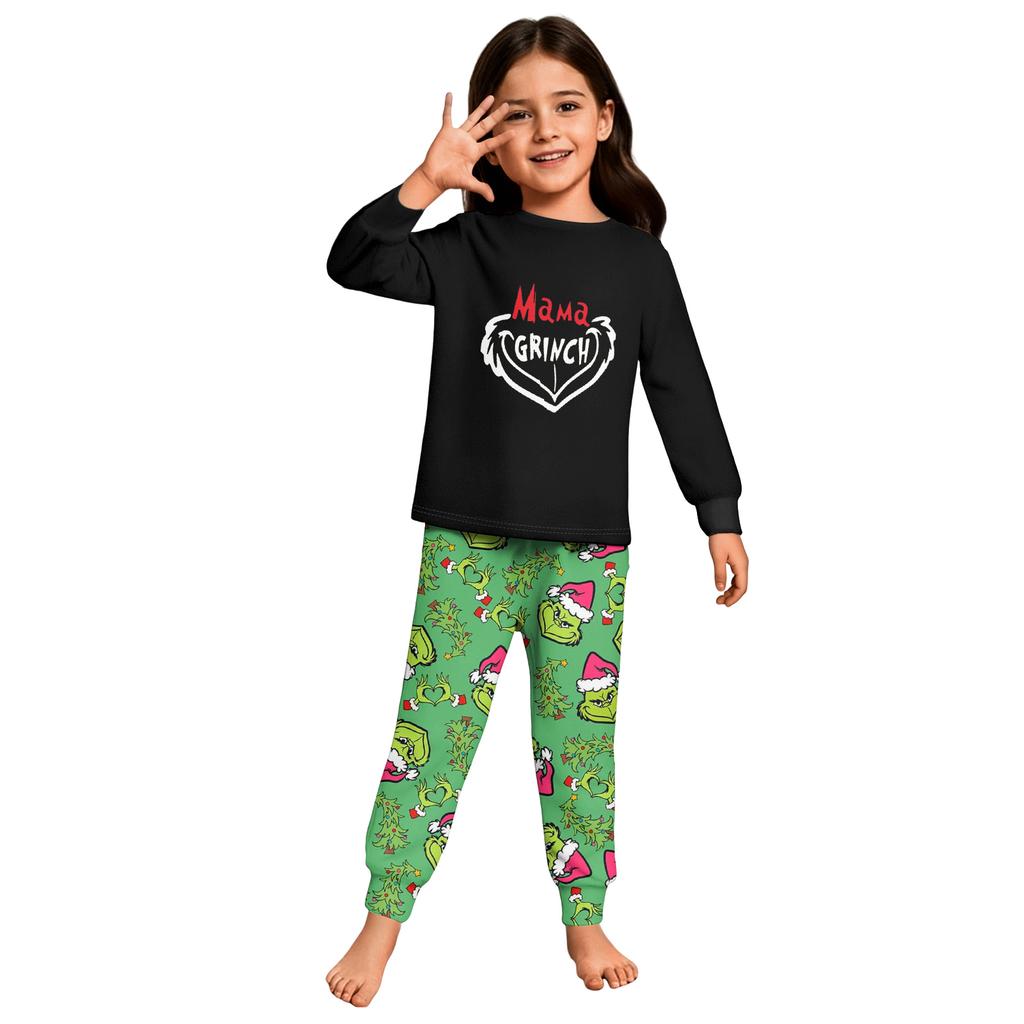 Children's  Boys And Girls Thin Two-piece  Long-sleeved Pants Two-piece
