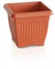 Terra Dkwt24 Square Flowerpot | Terracotta