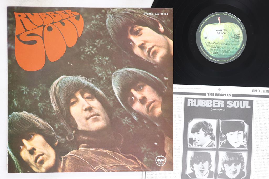 LP Record BEATLES - Rubber Soul EAS80555 APPLE 1976 Japan Rock Used