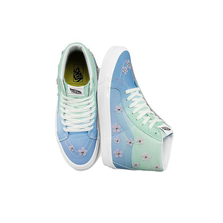 Sandy Liang x Vans Sk8-Hi 38 DX Sandy Cheeks Zapatillas Unisex Azul Verde VN0A38GF9ZM