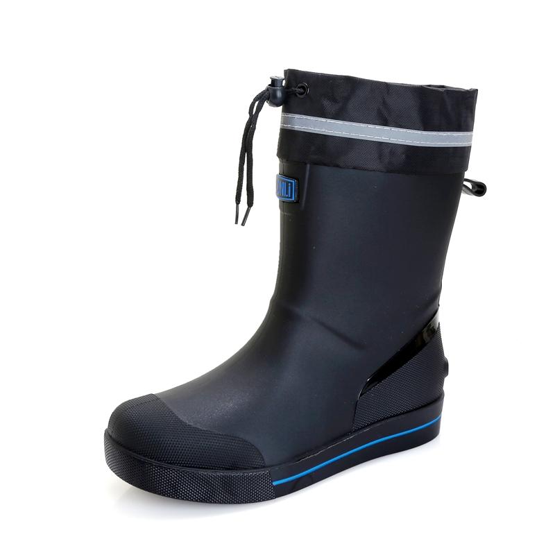 

Модные новые стильные простые мужские уличные резиновые сапоги мужские высокие походные рыболовные водные ботинки противоскользящие рабочие ботинки для шеф-повара водонепроницаемая обувь 44