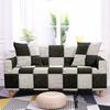 Striped Plaid Printed Couch Cover Sofa Cover For Living Room Elastic L -Shape Anti -Fouling Slipcovers Pets Chaselong Protector