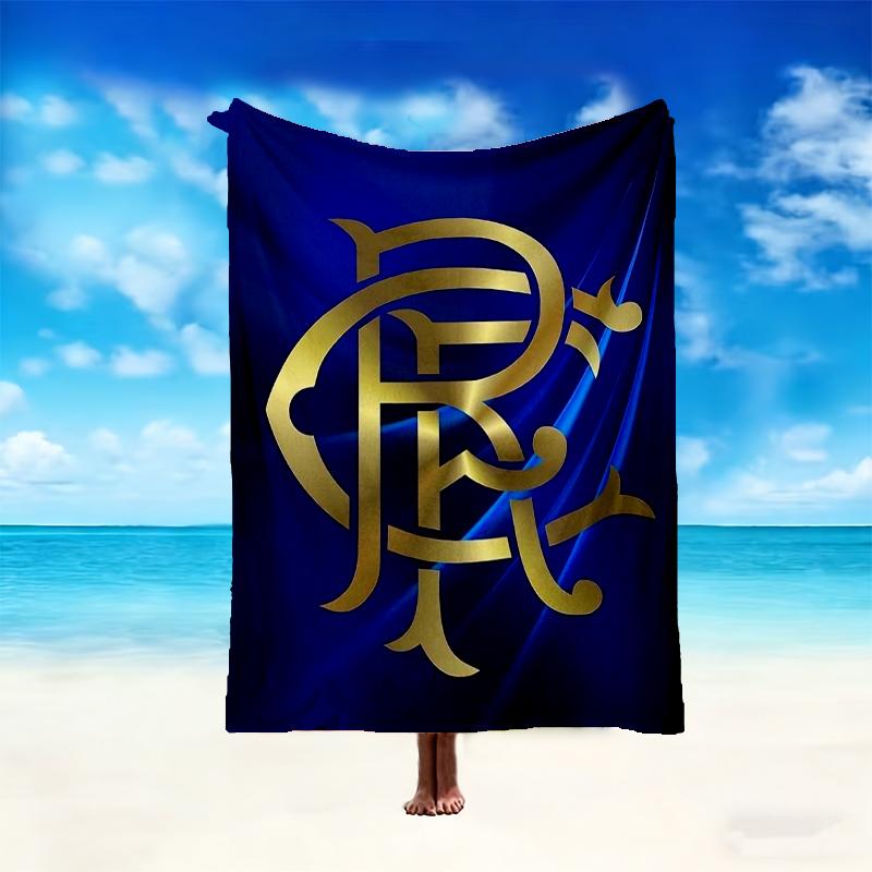 1pc Rangers FC Blanket, Super Cozy Printed Home Blanket, All-Season Warmth