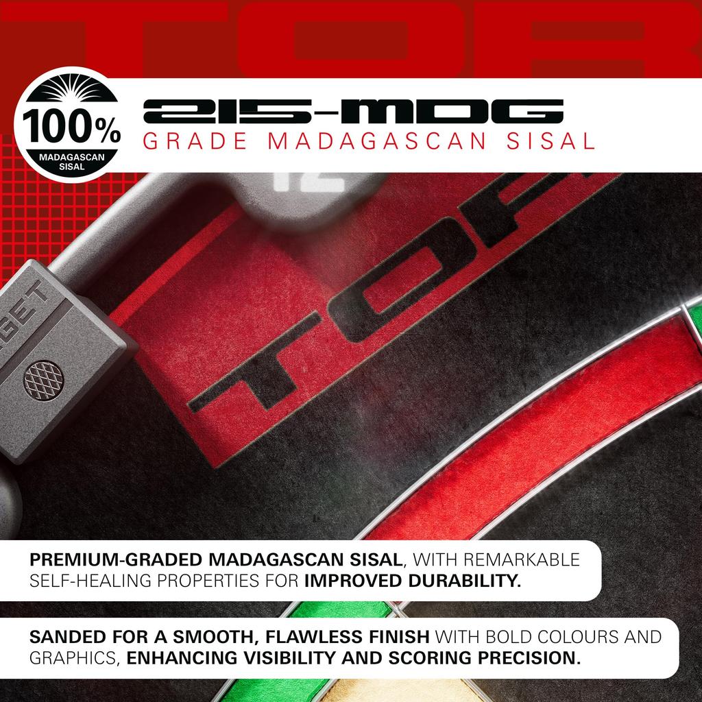 Target Japan TOR DARTBOARD Competition Mounting Rotating Scoring Sisal Material Steel-Tip Dartboard, Model, Kit, System, Self-Healing (Product Code