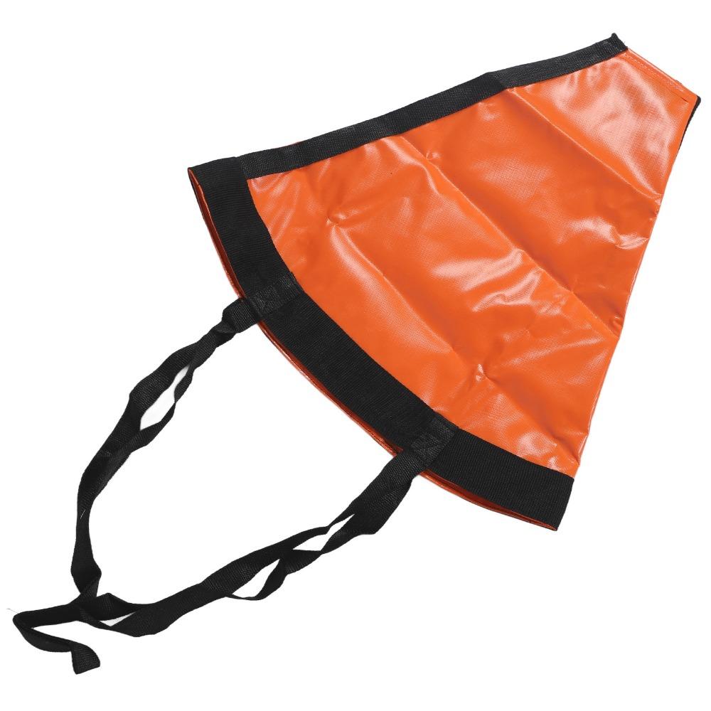 Portable Orange Drift Sock Drogue Drift Anchor Sea Anchor Marine Boat Parachute Pontoon
