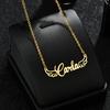 Atoztide Custom Name Necklaces for Women Stainless Steel Jewelry Butterfly Wing Pendant Choker Chain Personalized Birthday Gift