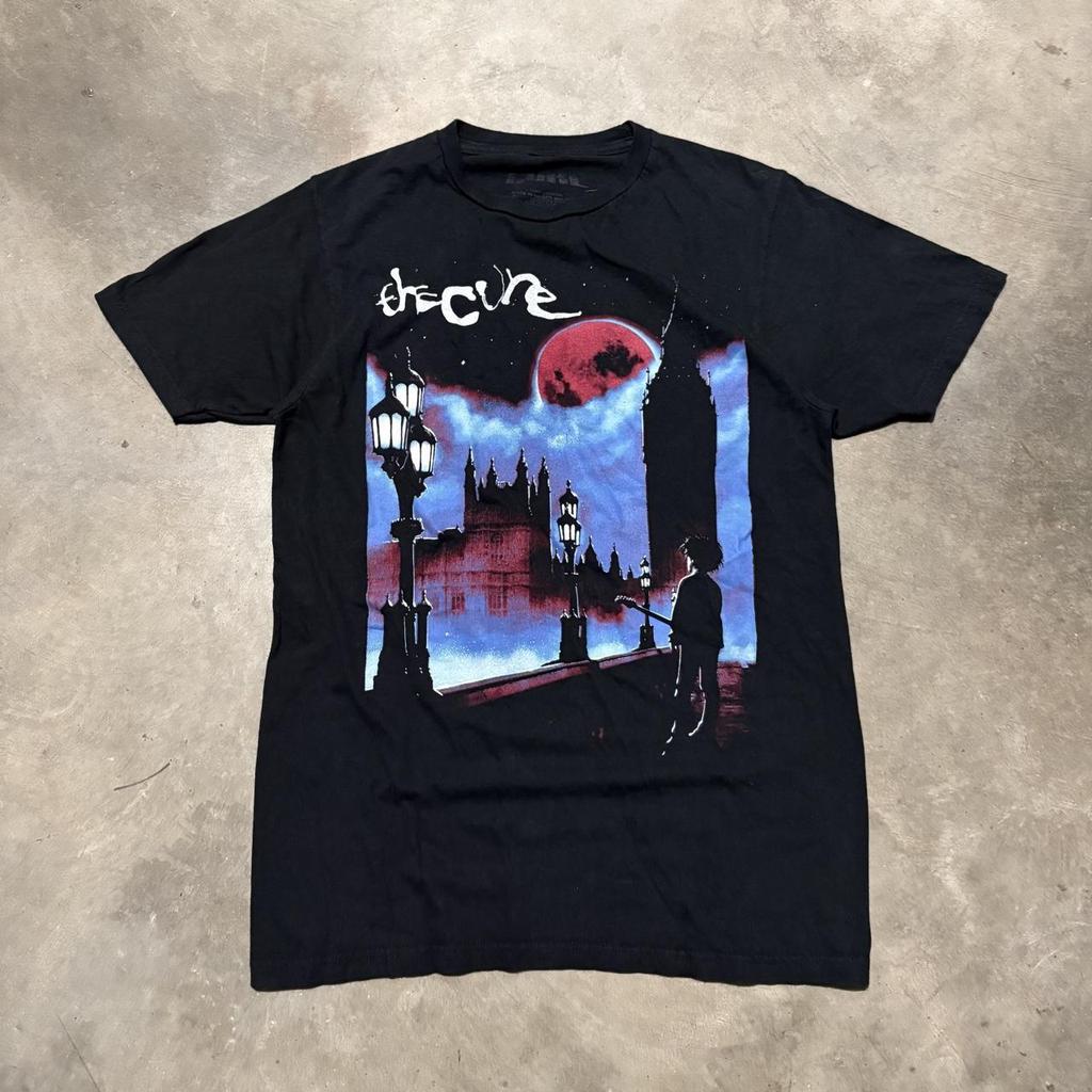 Sommer Neu Vintage Rock Punk T-Shirts Retro Band The Cure Grafik T-Shirt Lässig Locker Streetwear Print T-Shirt Fans Geschenk Unisex