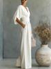 Women's Sexy V-neck Ruffled Fashion Jumpsuit 2026