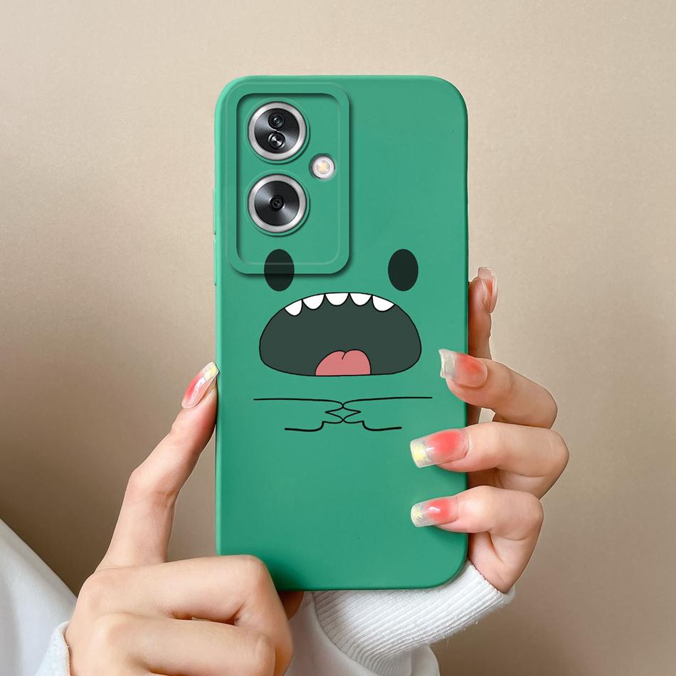 Case For OPPO A79 A2 5G Flower Soft Liquid Silicone Camera Lens Protection Phone Shockproof Back Cover For OPPO A79 A2 Funda