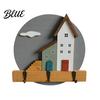 Exquisite Home Organization Storage Rack Key Holder Wooden Cottage Gift Nordic House Shaped