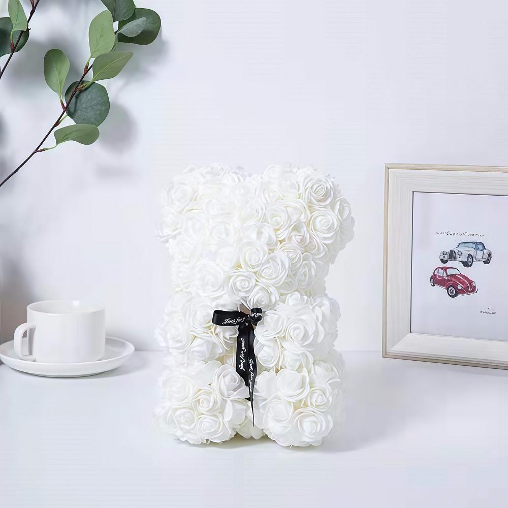 PE foam Bear Rose Teddy Bear Artificial Rose Bear Home Decoration Anniversary Mother's Day Valentine's Gift Wedding Decor