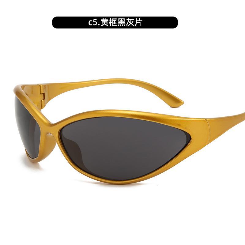 Gm Cat Eye Sunglasses Are Simple And Matched With Street Photography Trend Cold Wind Women'S Anti-Ultraviolet Sunglasses Men