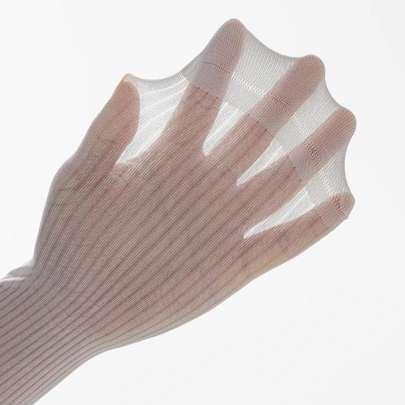 Summer Women Socks Hollow Out Mesh Thin Breathable Middle Tube Socks Women Ultra-thin Solid Color Black White Elastic Long Socks