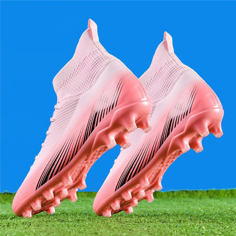 High-top Adult Football Shoes Men's and Women's TF Broken Nails Artificial Turf AG Long Nails Student Training Shoes