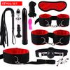Plush Suit Whip Mask Handcuffs Vibrator Bundled Binding Sexy Toy Set SM Game Kit