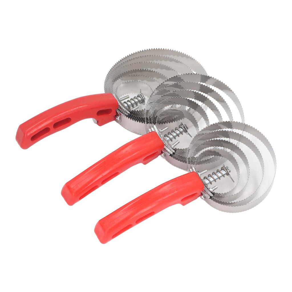3pcs Horse Curry Comb Multipurpose 4 Rings 5 Rings 6 Rings Double Sided Stainless Steel Curry Comb