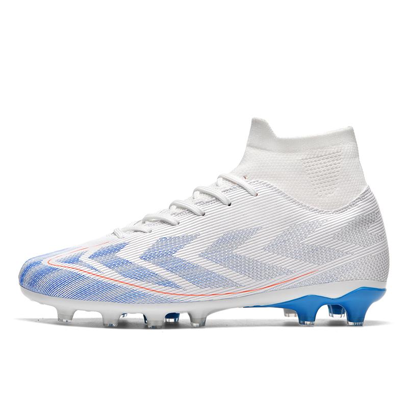 

New Style High Top Softball Shoes for Men Non Slip Spiked Baseball Sneakers Size 35-46 Baseball Training Shoes Outdoor Sneakers 35 белый