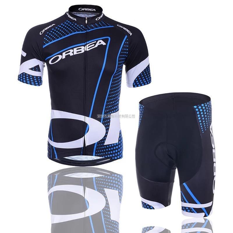 Traje de Ciclismo para Hombre ORBEA Camiseta de Ciclismo de Verano Maillot de Manga Corta para Ciclismo de Montaña