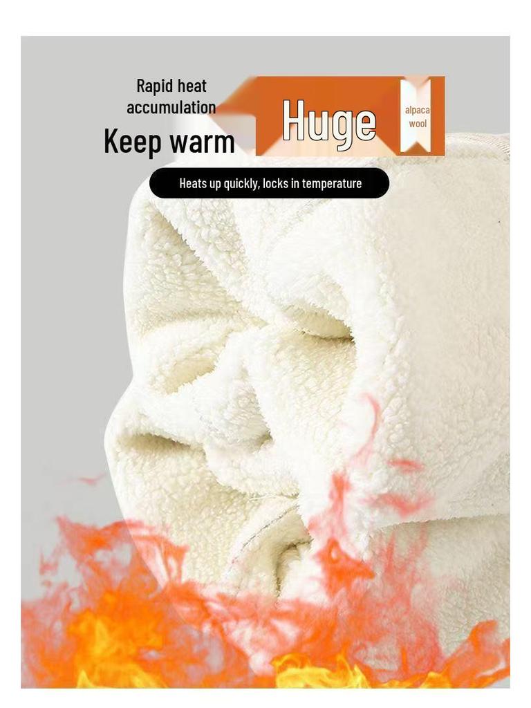 Girls' Wide-Leg Fleece Pants - Autumn/Winter Thickened Casual Sportswear