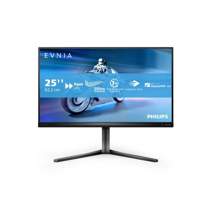 Moniteur Gaming - PHILIPS - Evnia 5000 - 24.5" Full HD - 390Hz - Temps de réponse 0.3ms