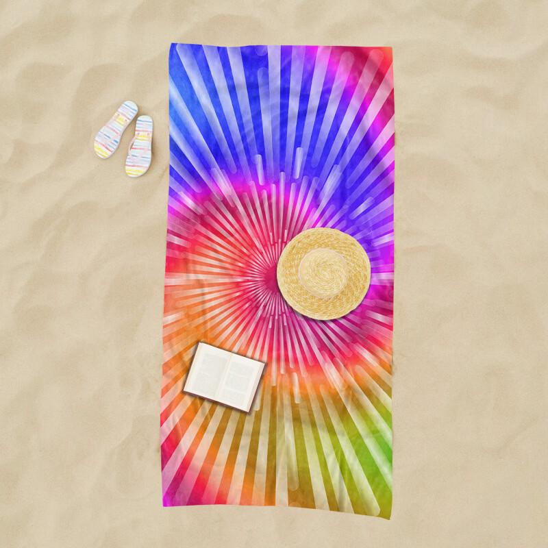 Alliance Messenger Tie-Dye Beach Towel & Mat