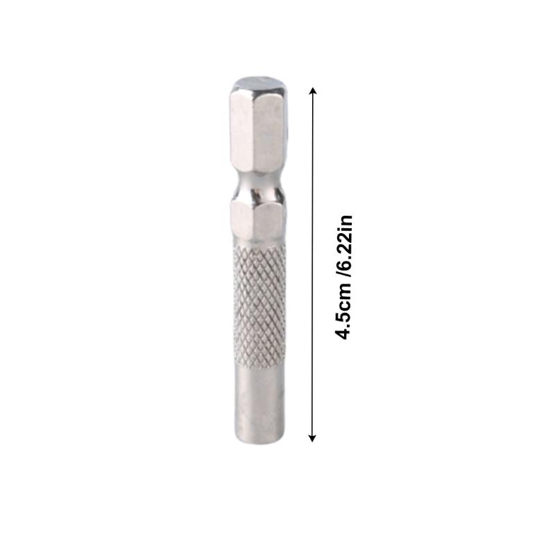 6.35mm 1/4" Insert Bit adapter to 4mm Bit Hex Holder Screwdriver Bit Adapter Manual/Electric Screw Driver Bit Adapter