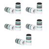 10Pcs Professional Golfing Iron Ferrules for 0.35Inch Tapered Parallel Shafts Colorful Striped Golfing Tapered Ferrules 69HD