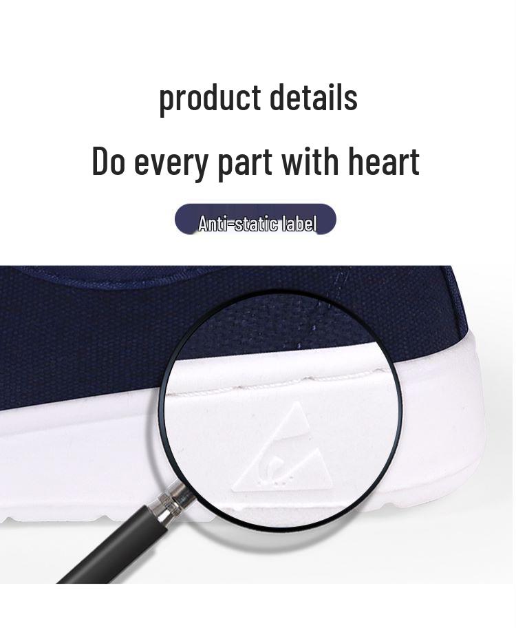 Anti-Static Velcro Mesh Shoes with Thick PU Sole for Cleanroom and Laboratory Use