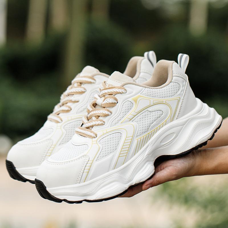 Fashion Non-slip Work Shoes Women Plastic Toe Safety Shoes Breathable Mesh Work Sneakers Lightweight Protective Work Safety Sneakers