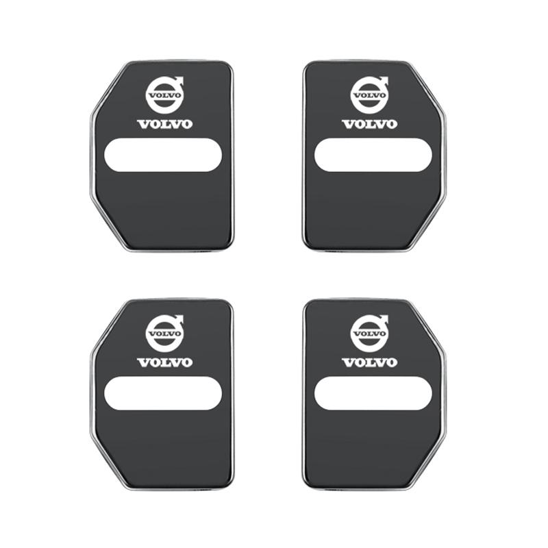 4x Car Door Lock Cover For Volvo XC60 XC90 S60 V50 V60 V70 V90 S90 Accessories Styling Lock Protective Cover Shell