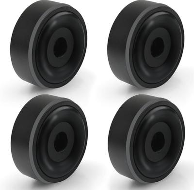 Audio Insulators for Prevents Circular Vibration Set Black Speakers, Feedback, Aluminum, Type, Gold/Silver, Soundproofing, Damping, Soundproofing,