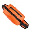 Fishing Waist Pack Bag TPU Water Resistant Large Capacity Breathable Stylish Fishing Gear Bag for Outdoor Use Orange