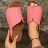 2025 Spring and Summer New Slippery Women's Comfortable Slope Heel Thick Sole Simple and Casual External Wearing Slippers