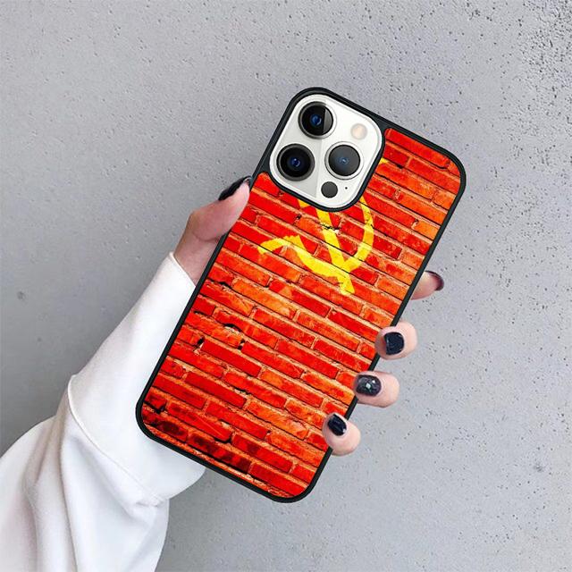 New Style Russia Soviet Flag Phone Case Cover For iPhone 17 Air 15 16e 14 13 12 Pro Max 11 Pro Max Plus Coque Shell