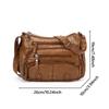 New Soft Leather Women's Bags Multi-Layer Pockets Crossbody Shoulder Bags Classic Luxury Handbags Ladies and Girls