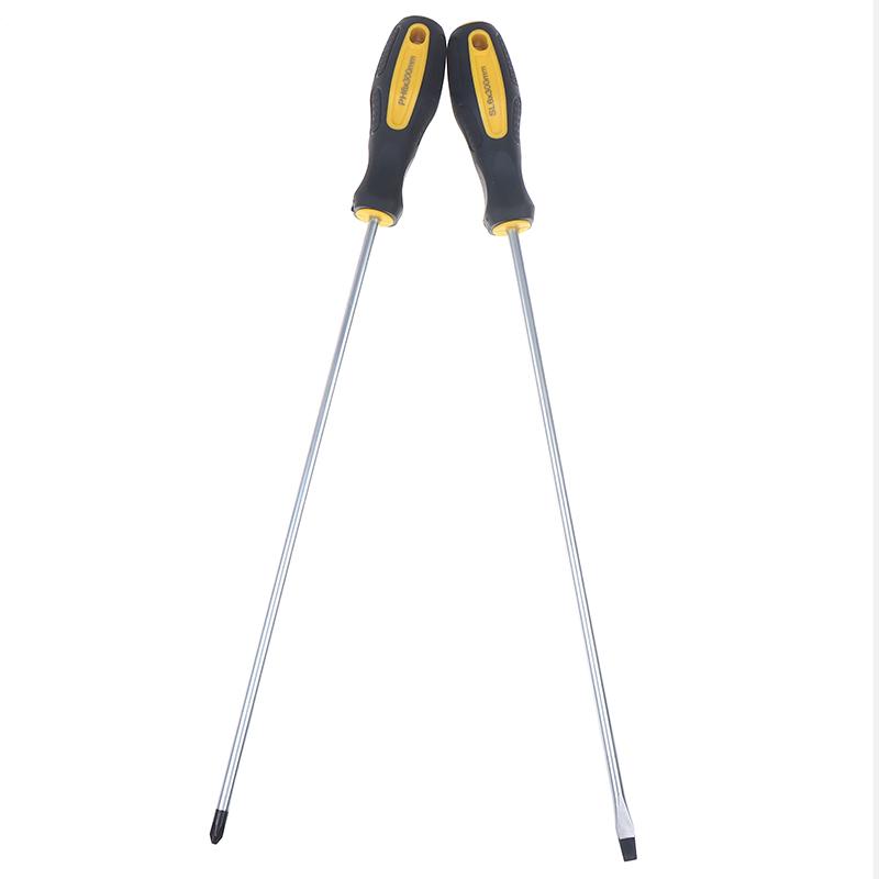 Šroubovák s dlouhou rukojetí Plochý Křížový Magnetické bity šroubováku Protiskluzové Ruční nářadí Šroubovák Šroubovák na šrouby a šrouby