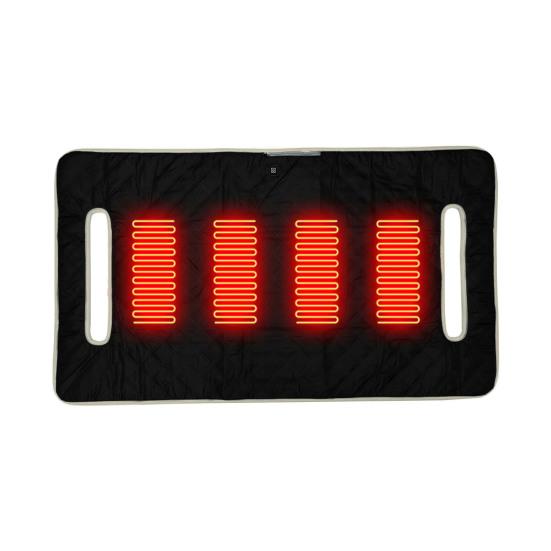 Heated Golf Cart Seat Cover Adjustable Waterproof Non-Slip Universal Winter USB Electric Golf Cart Seat Warmer Mat Towel Blanket