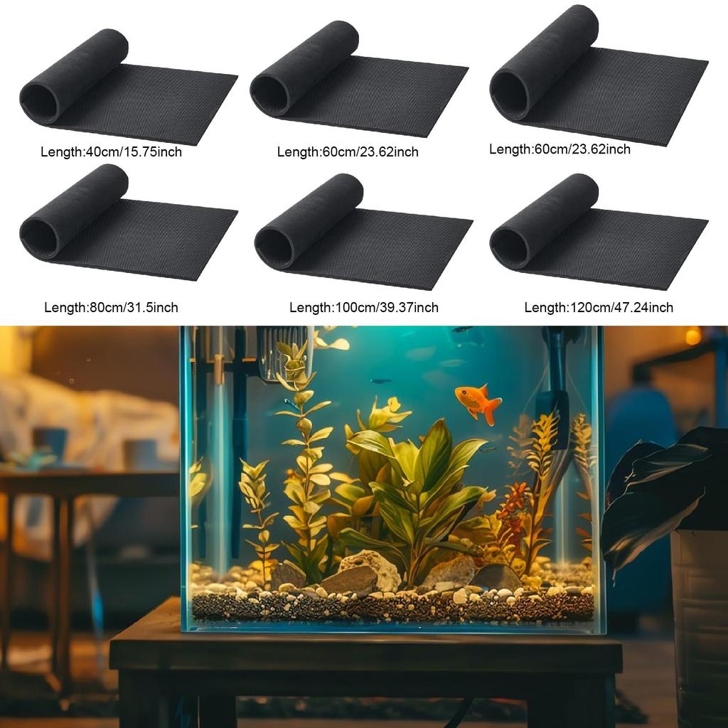 Aquarium Desktop Protector EVA Leveling Mat Base Pad Anti Slip Vibration Absorbing Accessory for Hydroponic Fish Tank