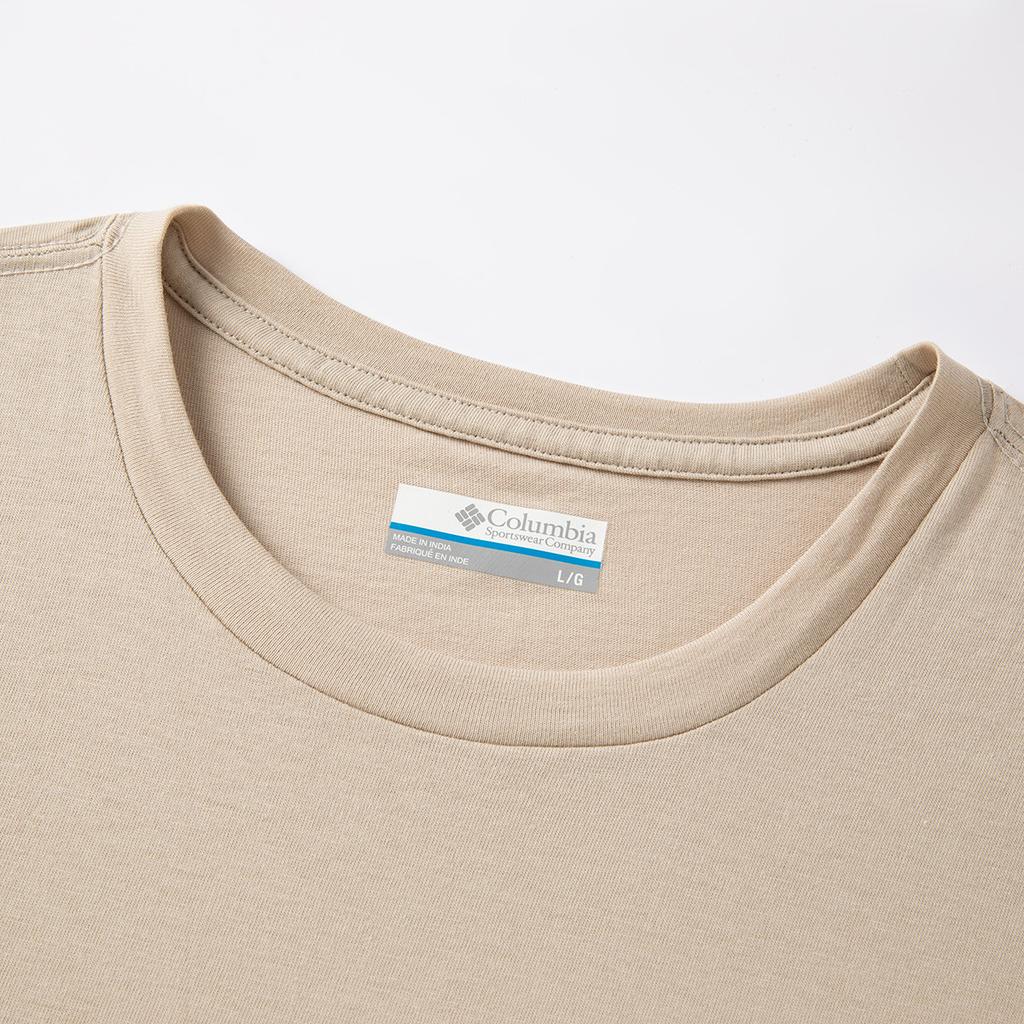 Columbia Outdoor Breathable Comfortable Casual Sports Short Sleeve T-Shirt Men Tops Khaki AE2959-281