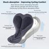Bike Riding Shorts Padded Men Breathable Skin-Friendly Men's Cycling Shorts Removable Inner Lining Quick-drying 3D Tailoring Black EU Size L