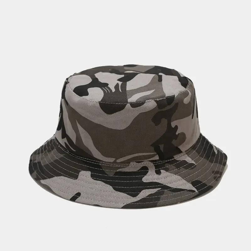 

Spring and Summer Cotton Print Bucket Hat Fisherman Hat Outdoor Travel Sun Cap for Men and Women 98
