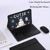 Tablets Keyboard Case for Tab M10 Plus 3rd Xiaoxin Pad 10.6 Inch TB128FU TB128XU TB125FU Keyboard Cover Funda