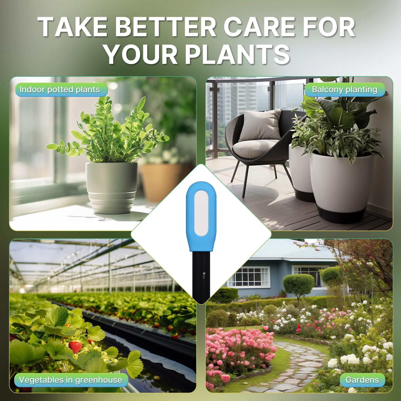 

Soil Temperature Humidity Meter APP Protocol Smart Home Soil Temperature and Humidity Monitoring Detector Meter APP Remote Control Timed Hygro
