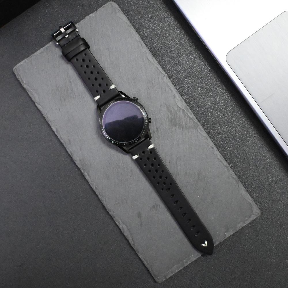 

20mm/22mm Genuine Leather Bracelet for Huawei Watch GT4 46mm GT3/GT2 Watch 4 Smart Watch Band for Amazfit Balance GT4/3/2 Strap For Amazfit Balance