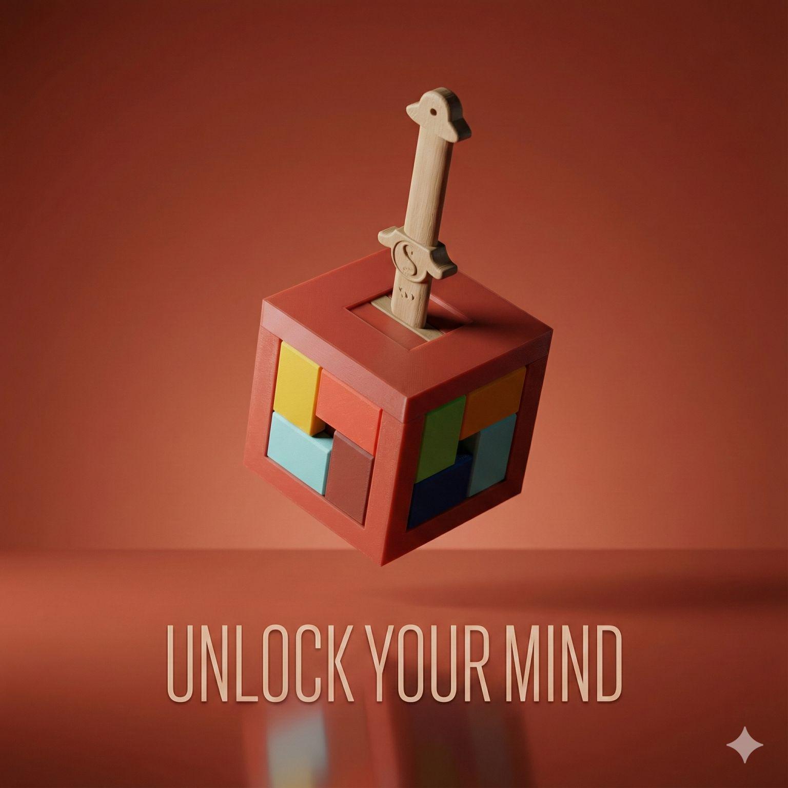 Challenging Transparent Puzzle Cube - Stress Relief Educational Toy for Adults & Students