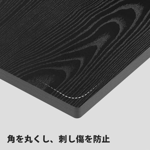 YeTom Side Table with Casters, U-Shaped Sofa Table, Bedside Table, Movable Nightstand with Adjustable Laminate, 40cm Wide x 29.5cm Deep x 51.9cm High