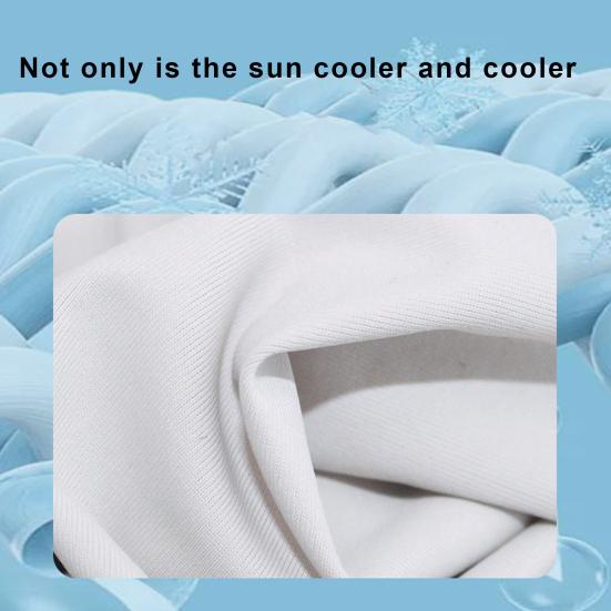 1 Pair UV-proof Cycling Arm Sleeves Sun Protection Moisture Absorbing Breathable Quick Drying Sports Cooling Arm Compression Sleeves
