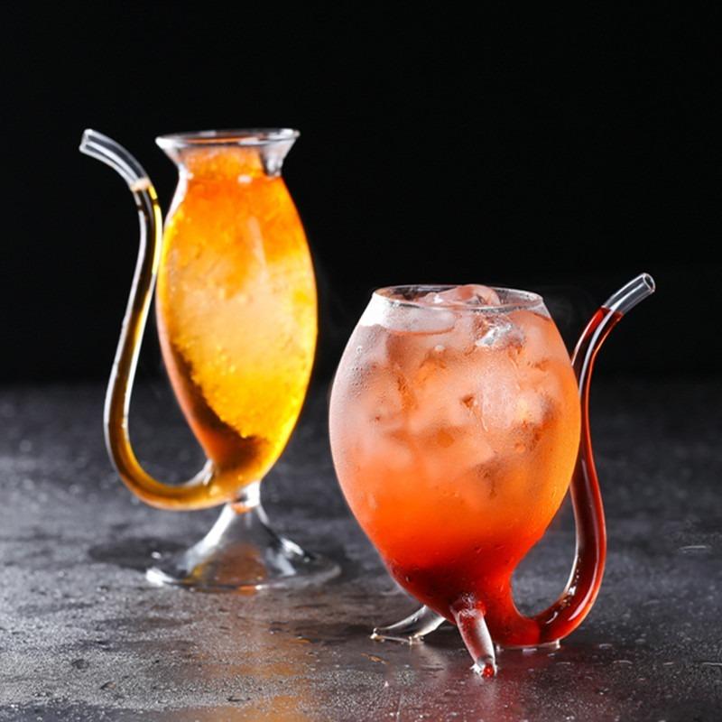 Vampire Cup Nordic Creative Straw Glass Cup Vampire Cup